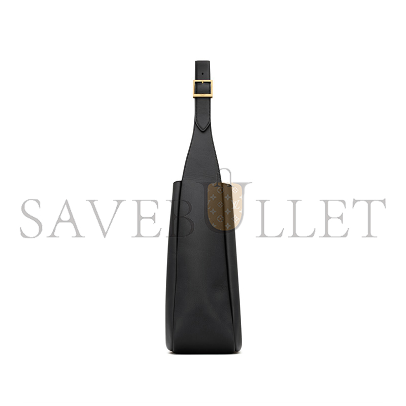 YSL LE 5 À 7 SUPPLE LARGE IN GRAINED LEATHER 753837AAAUQ1000 (30*31*13cm)