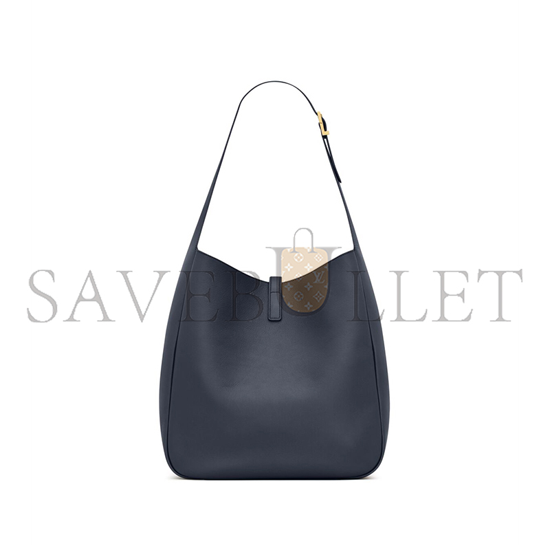 YSL LE 5 À 7 SUPPLE LARGE IN GRAINED LEATHER 753837AAAUQ4100 (30*31*13cm)