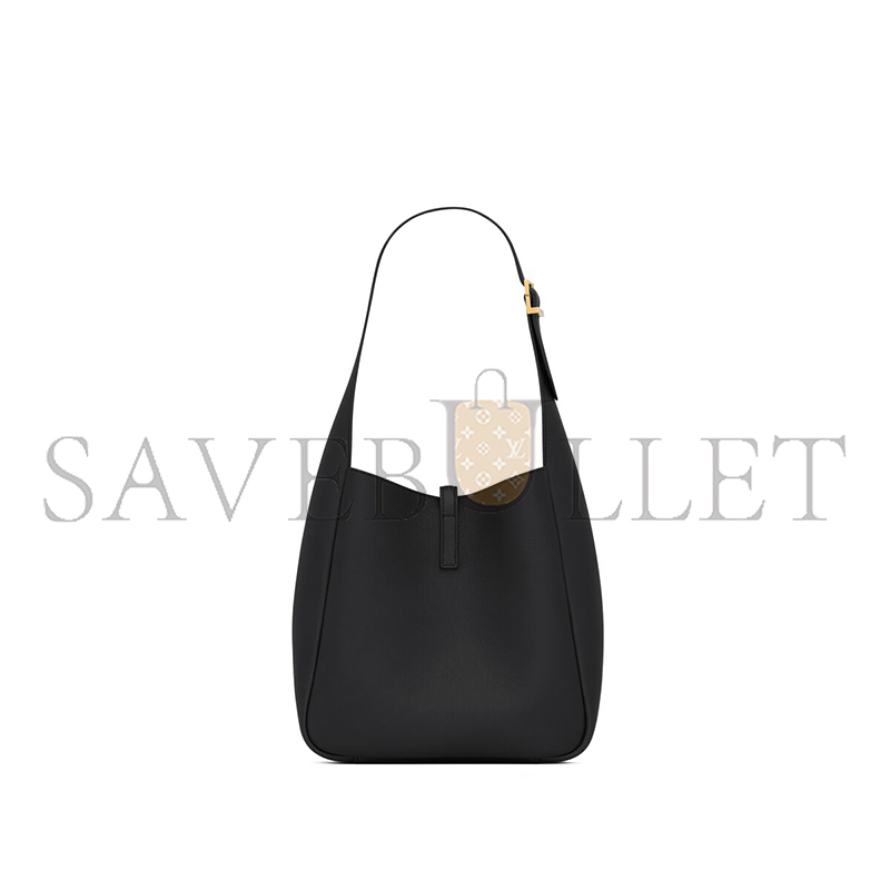 YSL LE 5 À 7 SUPPLE SMALL IN GRAINED LEATHER 713938AAAUQ1000 (23*22*8.5cm)