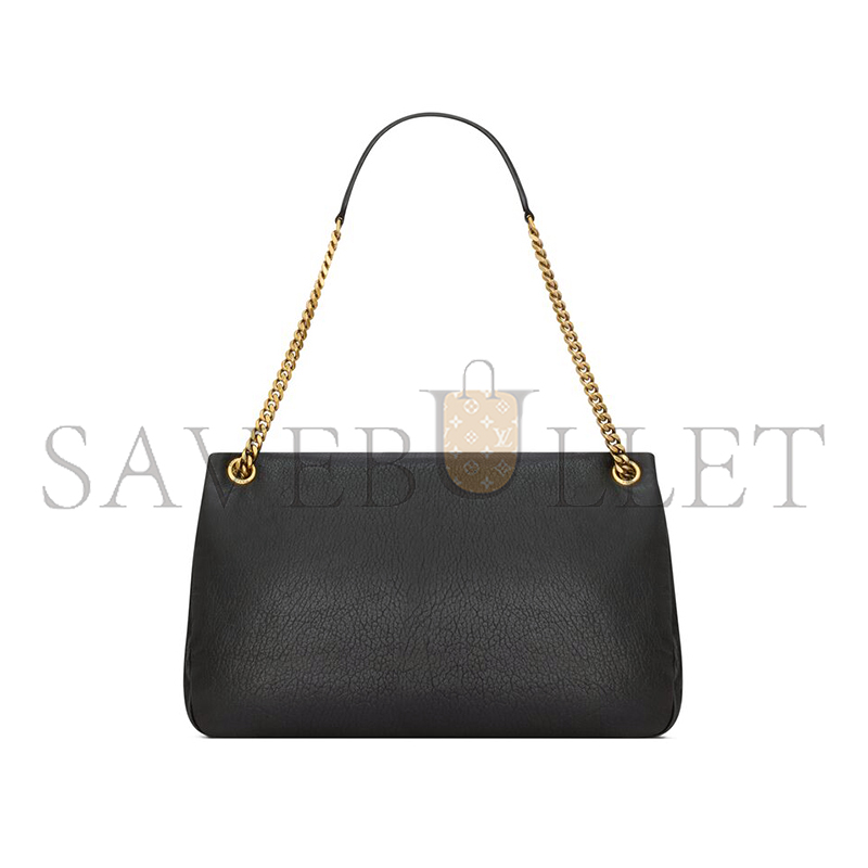 YSL CALYPSO LARGE IN GRAINED LAMBSKIN 777399AACYT1000 (28*22*12cm)