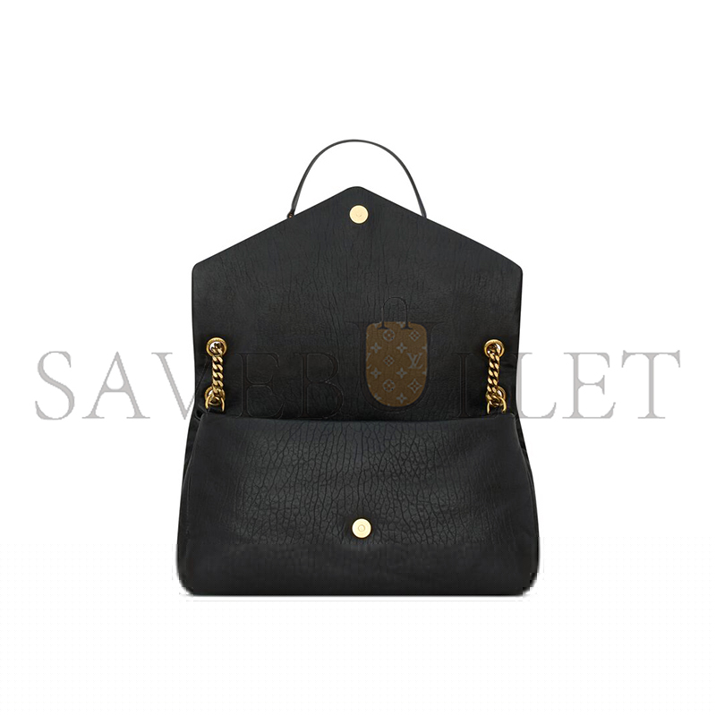 YSL CALYPSO LARGE IN GRAINED LAMBSKIN 777399AACYT1000 (28*22*12cm)
