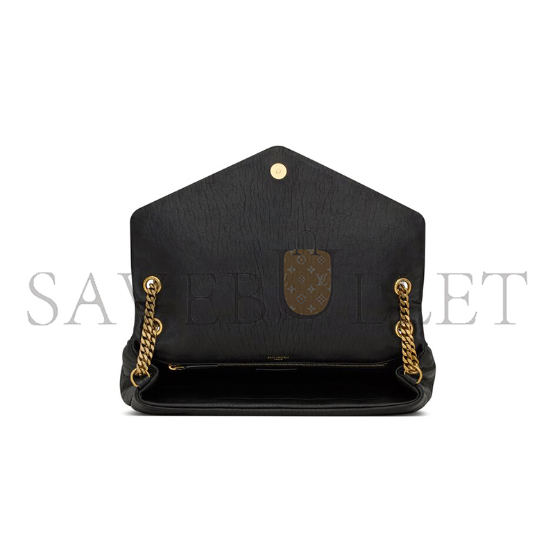 YSL CALYPSO LARGE IN GRAINED LAMBSKIN 777399AACYT1000 (28*22*12cm)