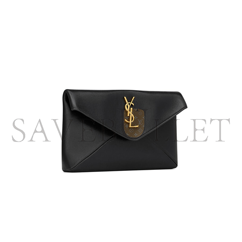 YSL CASSANDRE SMALL ENVELOPE POUCH IN LAMBSKIN 764931AACX71000 (21*14*3cm)