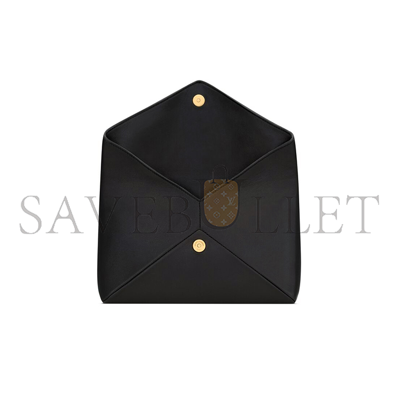 YSL CASSANDRE SMALL ENVELOPE POUCH IN LAMBSKIN 764931AACX71000 (21*14*3cm)