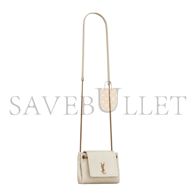 YSL MINI NOLITA IN LAMBSKIN 6727381EL079207 (18*13*6cm)