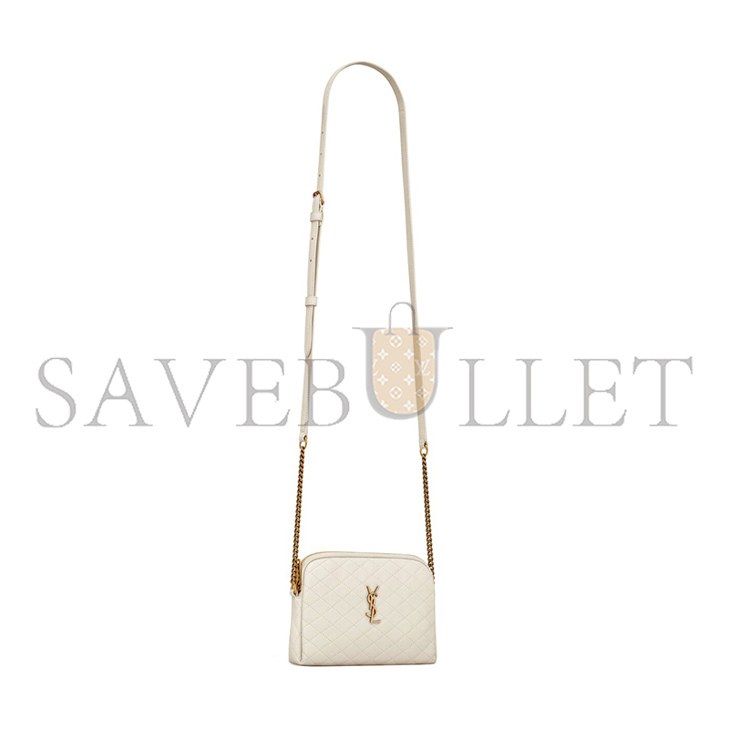 YSL GABY ZIPPERED POUCH IN LAMBSKIN 7336671EL079207 (18*13*3.5cm)