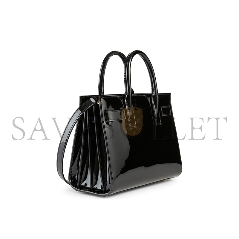 YSL SAC DE JOUR IN PATENT LEATHER-NANO 5000198594 (22*18*10.5cm)