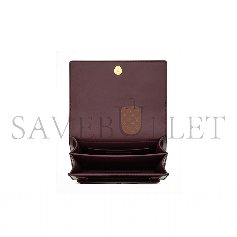YSL SUNSET SMALL CALFSKIN SHOULDER BAG 26884998 (22*16*8cm)