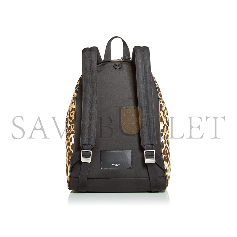 YSL CITY BAG LEOPARD PRINT BACKPACK 3859731 (30*38*17cm)