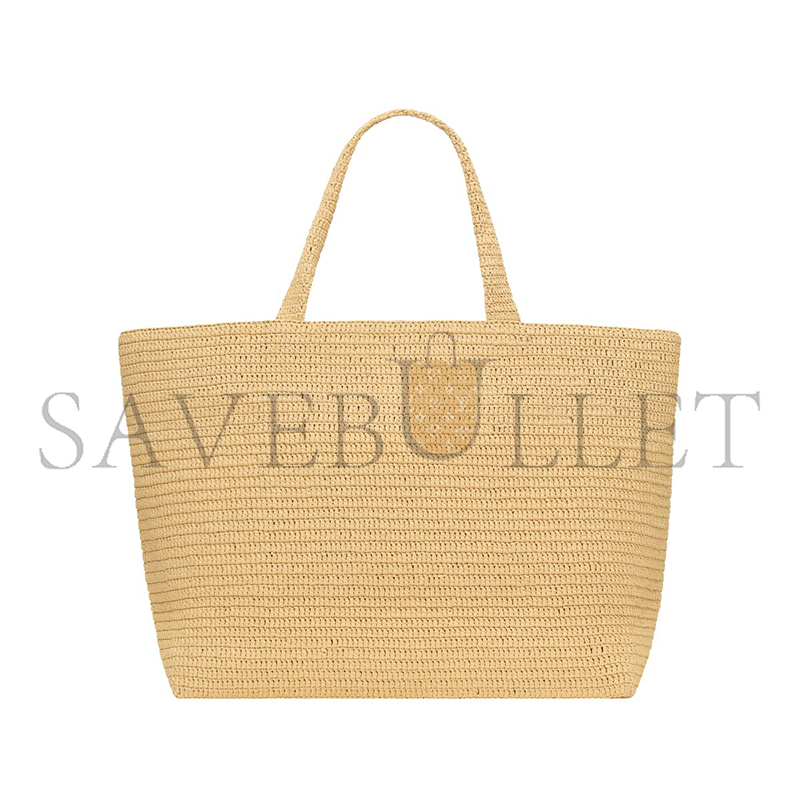 YSL SAINT LAURENT TOTE IN RAFFIA 776763GAAEL2063 (54*35*18cm)