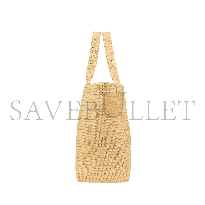 YSL SAINT LAURENT TOTE IN RAFFIA 776763GAAEL2063 (54*35*18cm)