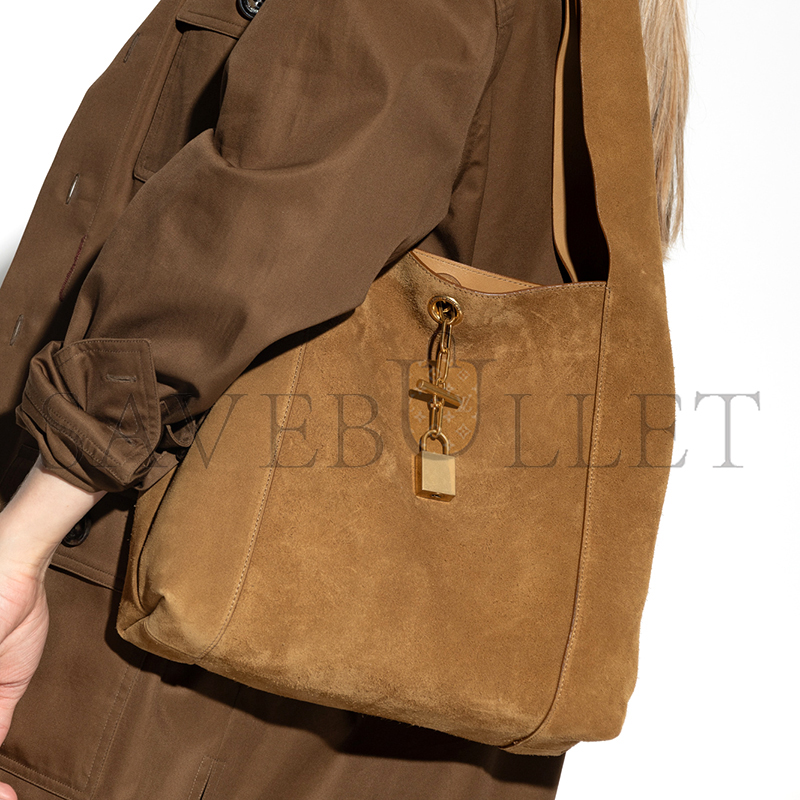YSL SUEDE HOBO SHOULDER BAG
