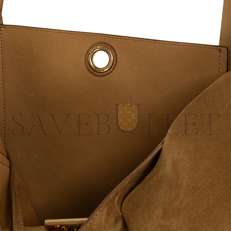 YSL SUEDE HOBO SHOULDER BAG