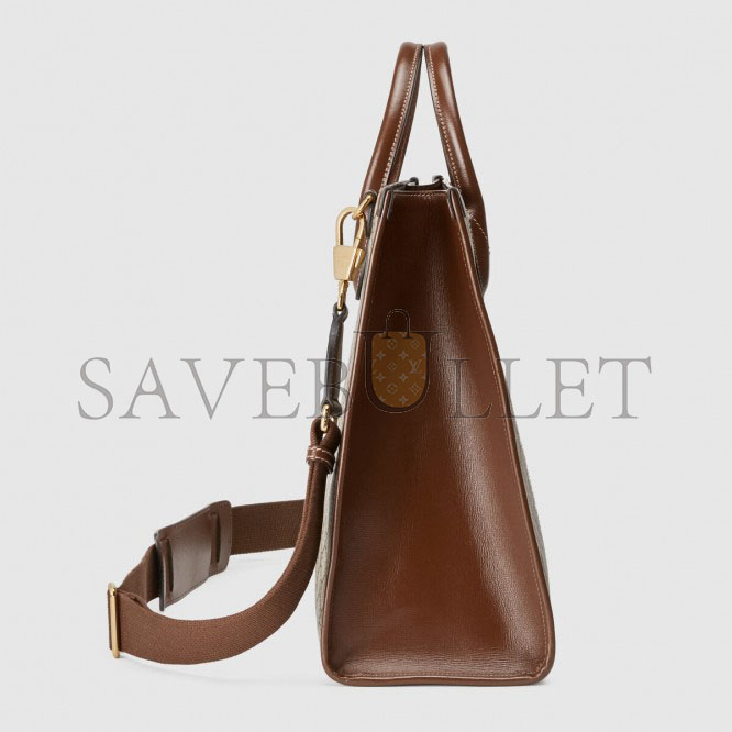 G*u*i medium tote with interlocking&g 674148 92thg 8563 (37.5*33*15.5cm)