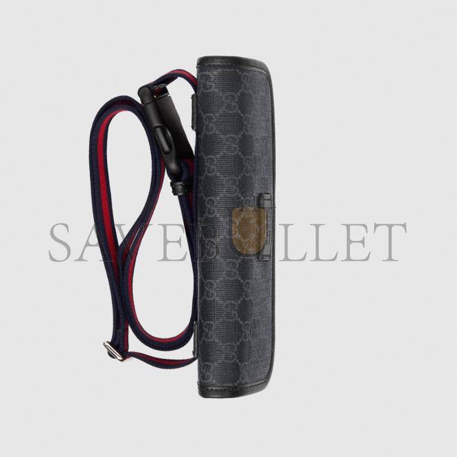 G*u*i gg black belt bag 598113 (24*17*3.5cm)