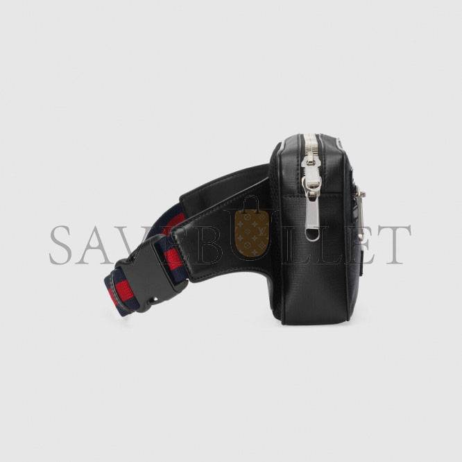 G*u*i gg black belt bag 474293 (24*14*5.5cm)