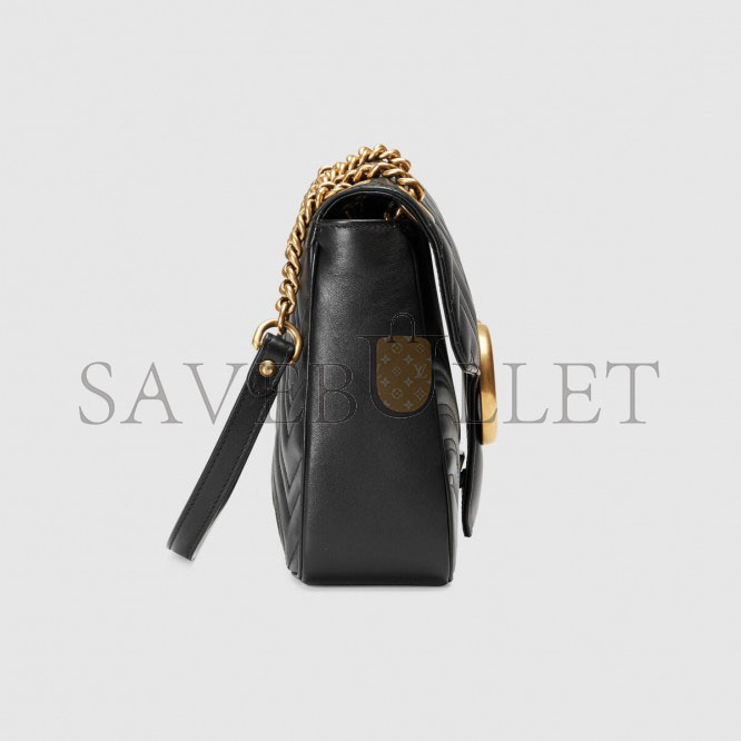 G*u*i gg marmont medium matelassÉ shoulder bag 443496 (31*19*7cm)