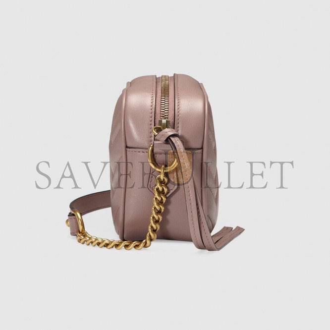 G*u*i gg marmont matelassÉ mini bag 448065 (18*12*6cm)