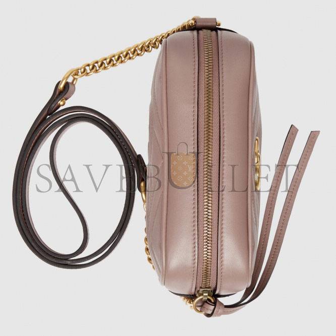 G*u*i gg marmont matelassÉ mini bag 448065 (18*12*6cm)