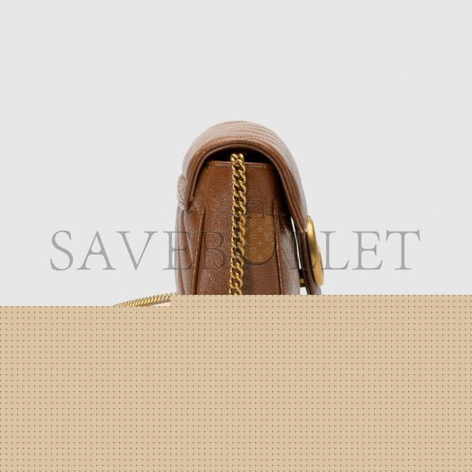 G*u*i gg marmont matelassÉ super mini bag 476433 (16.5*10.2*5.1cm)