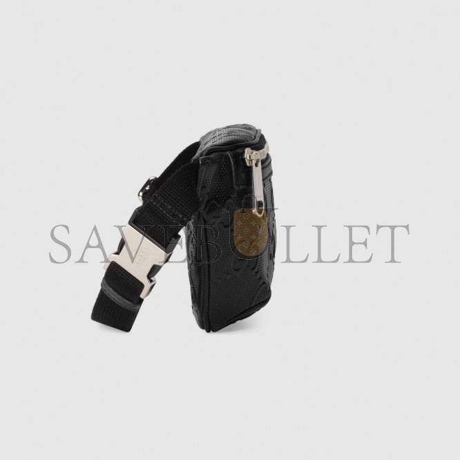 G*u*i gg embossed belt bag 658582 (23*13*5cm)