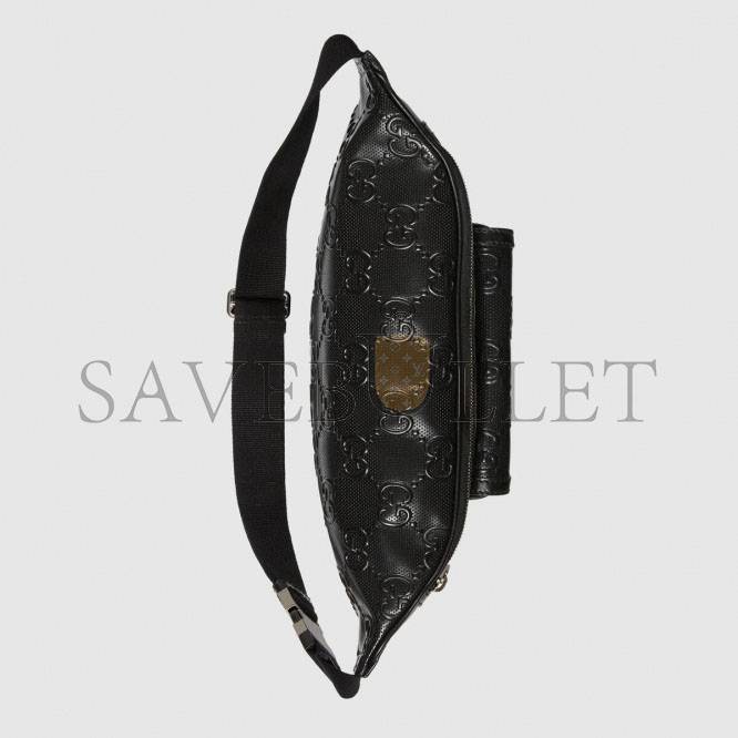G*u*i gg embossed belt bag 645093 (28*18*8cm)