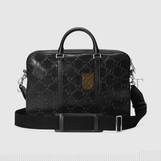 G*u*i gg embossed briefcase 658573 (40*29*6cm)