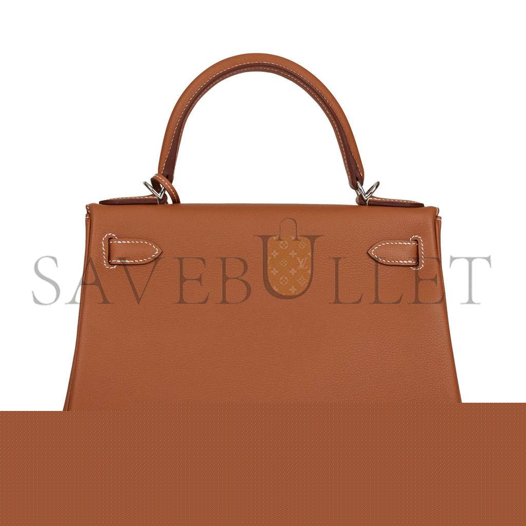 H**mes kelly retourne 28 gold evercolor palladium hardware (28*22*10cm)