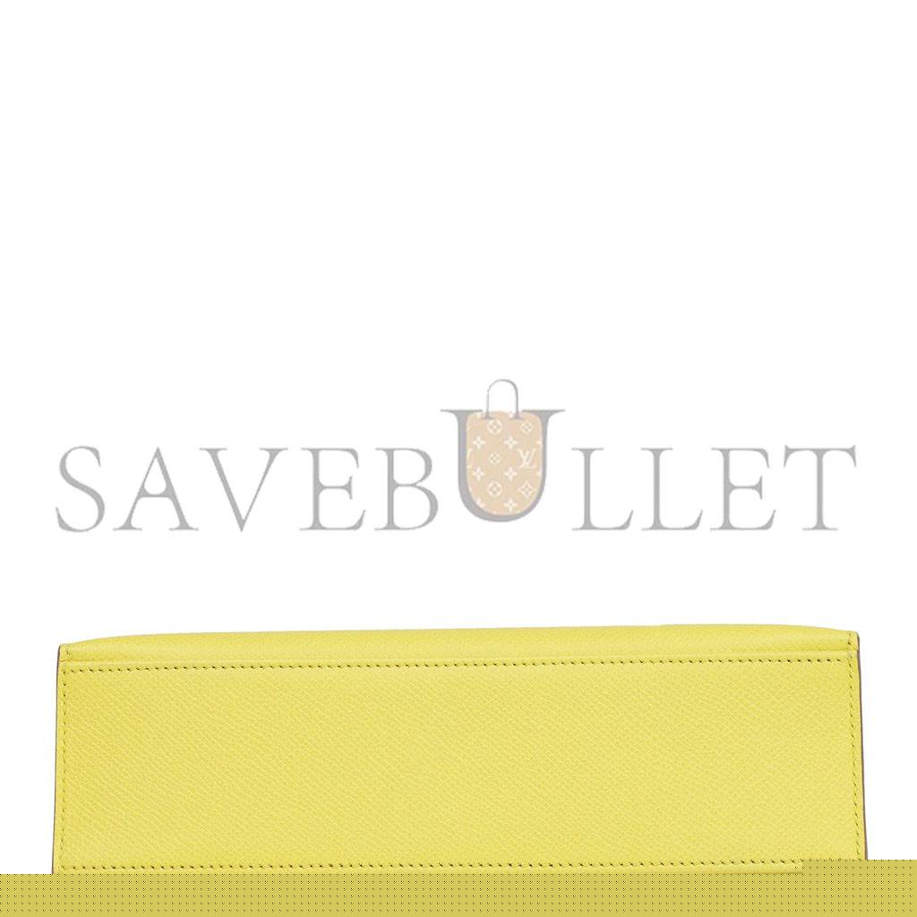 H**mes kelly pochette soufre epsom gold hardware (22*12*13cm)