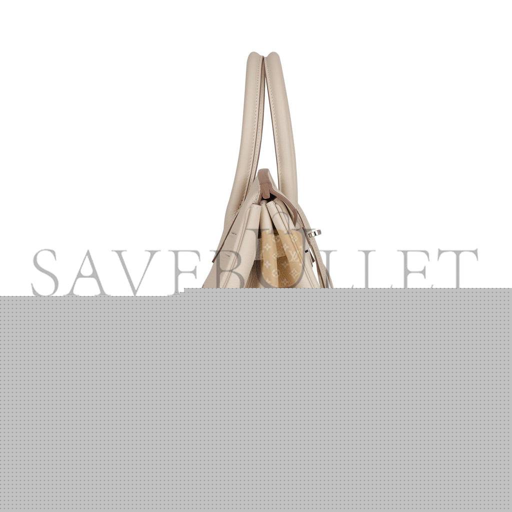 H**mes birkin 35 craie togo palladium hardware 39878406209630 (35cm)