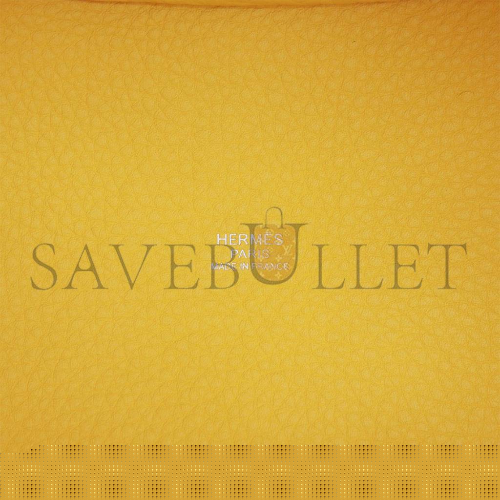 H**mes picotin lock 18 jaune de naples clemence palladium hardware (18*13*18cm)