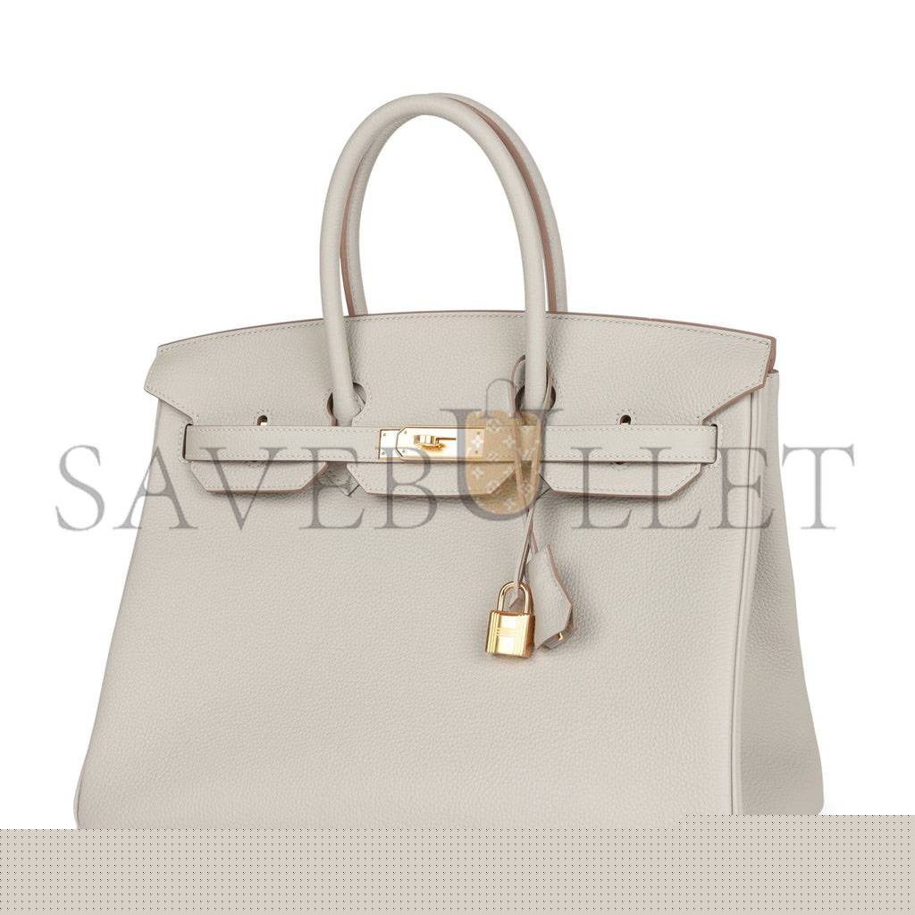 H**mes birkin 35 gris perle togo gold hardware 39891068813406 (35cm)