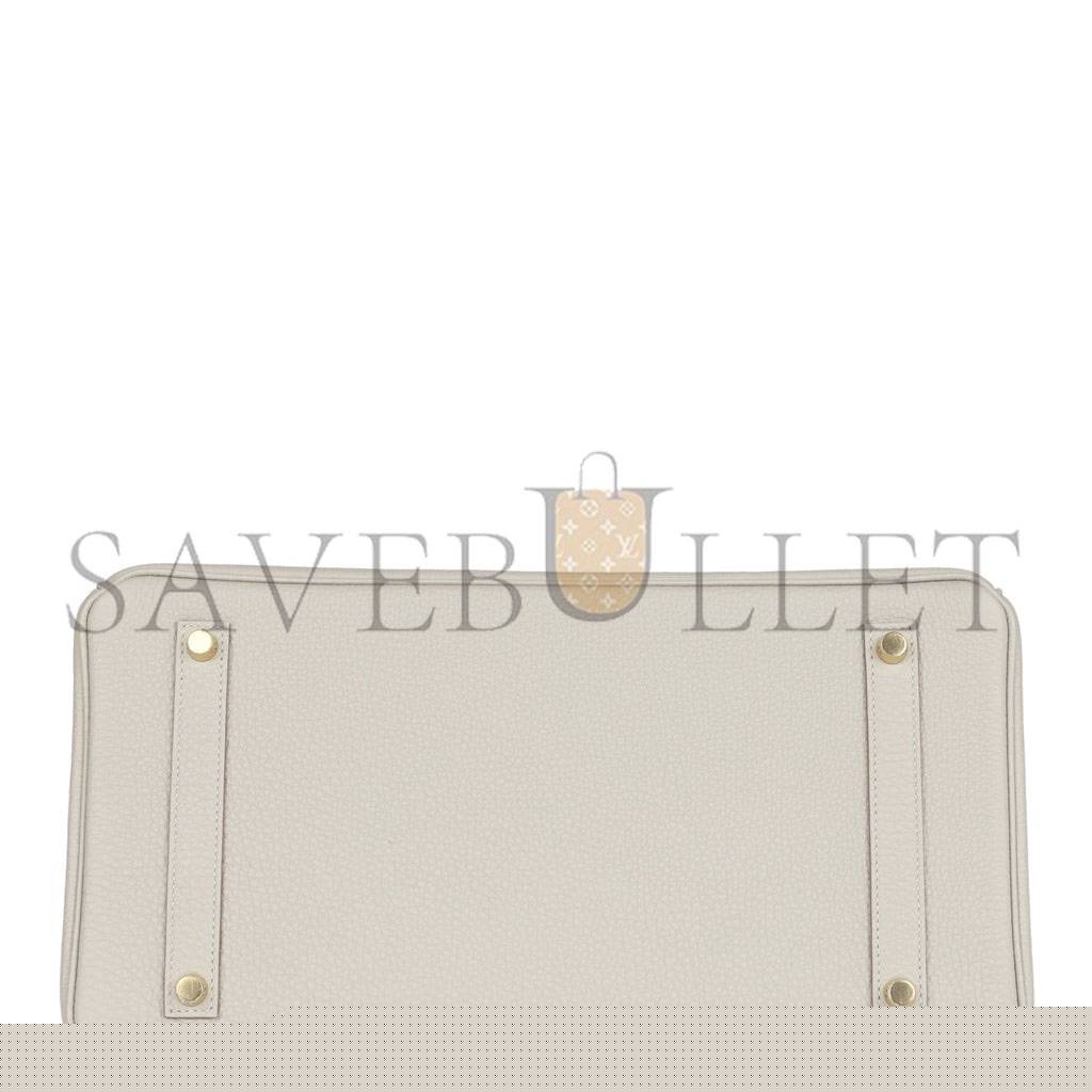H**mes birkin 35 gris perle togo gold hardware 39891068813406 (35cm)