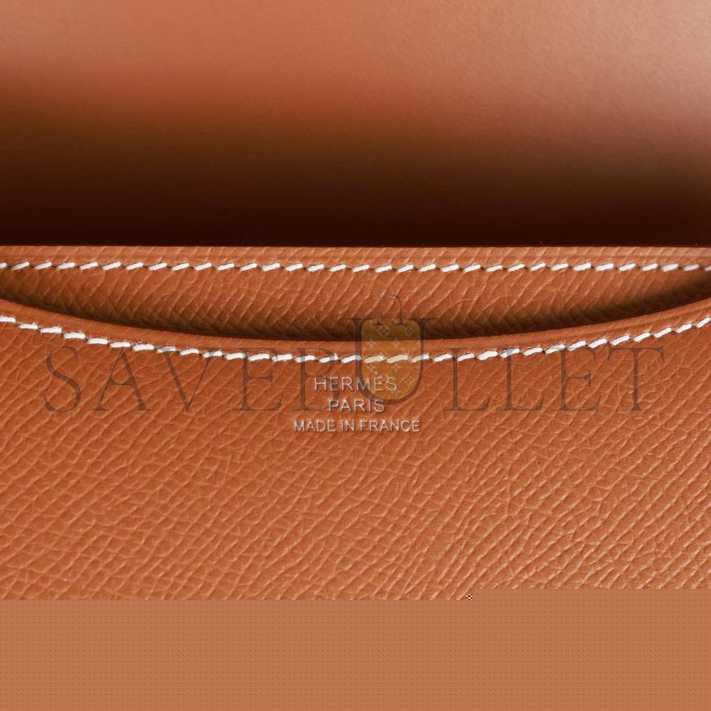 H**mes constance 18 gold epsom palladium hardware (18cm)