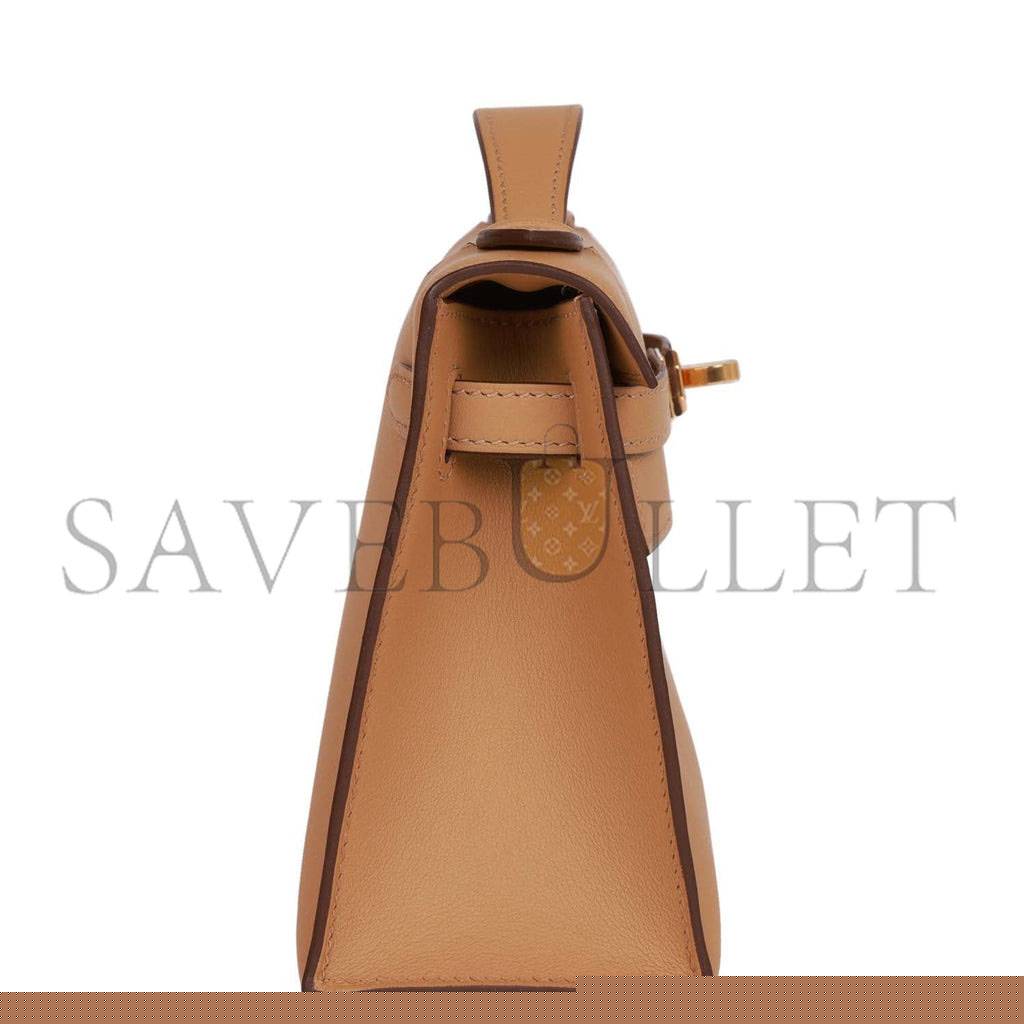 H**mes kelly pochette biscuit swift gold hardware (22*12*13cm)