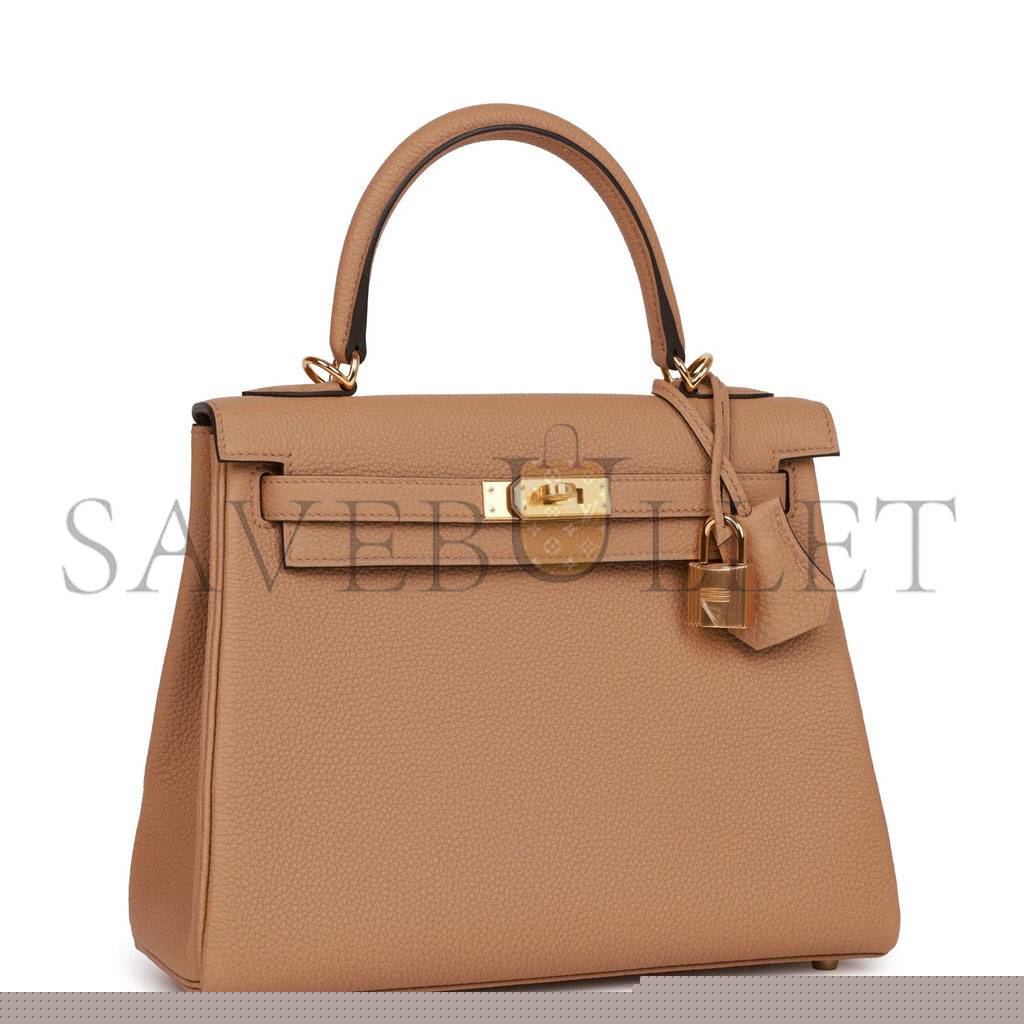 H**mes kelly retourne 25 chai togo gold hardware handmade (25*17*7cm)