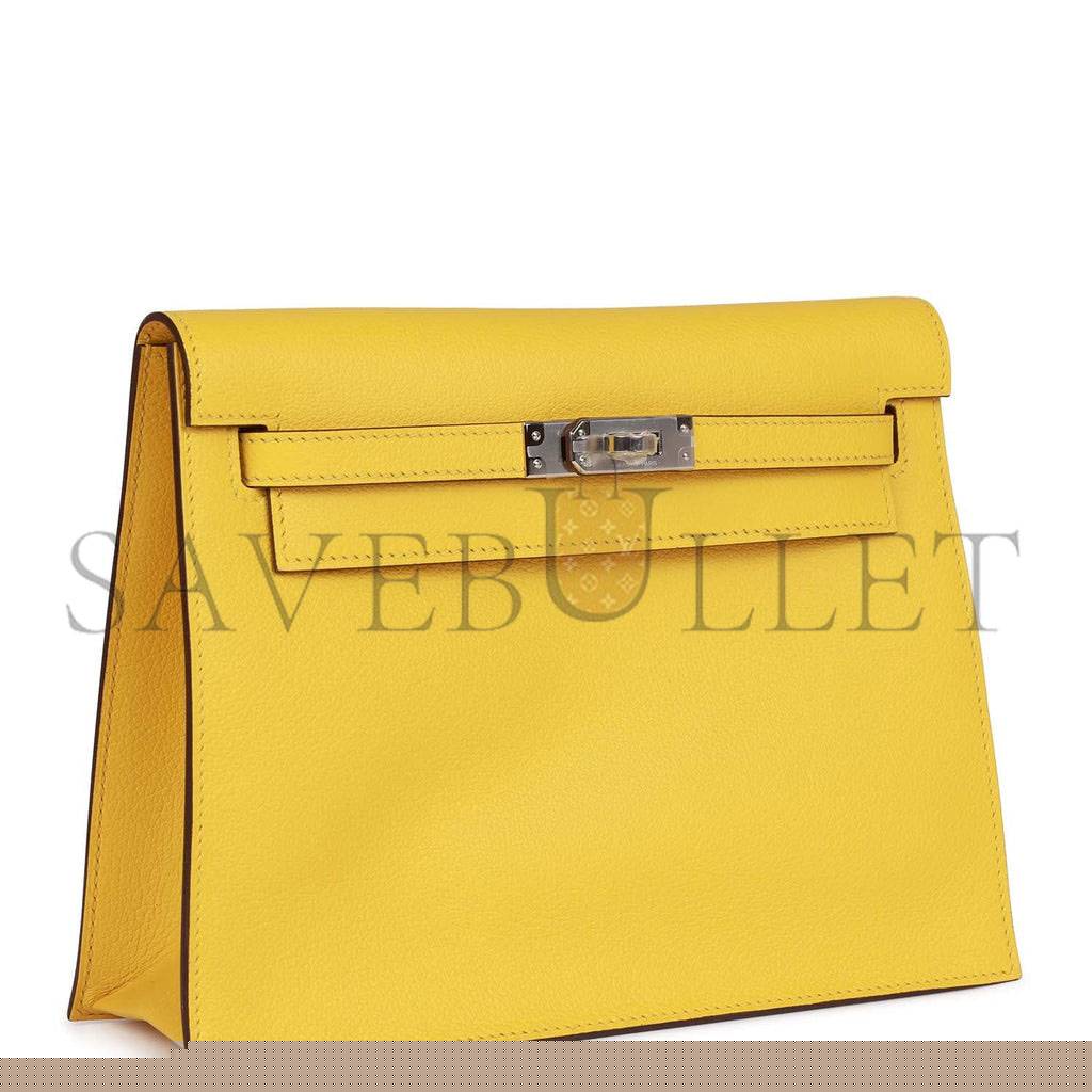 H**mes kelly danse lime evercolor palladium hardware (22*16*7cm)