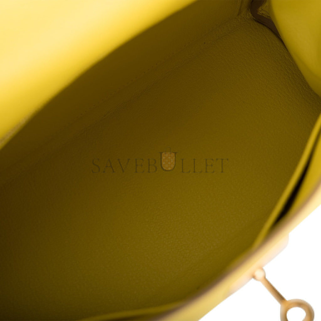 H**mes kelly retourne 28 lime evercolor gold hardware (28*22*10cm)