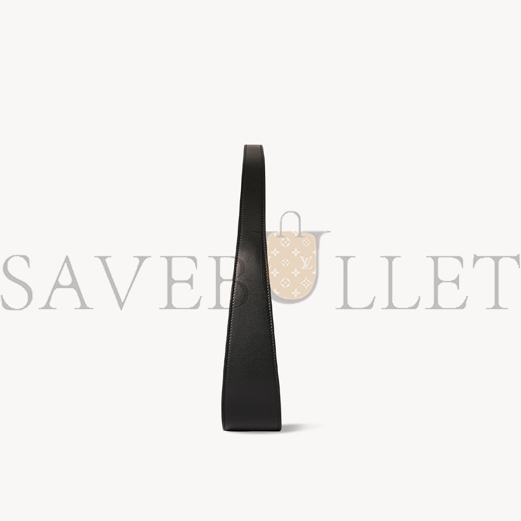 THE ROW HALF MOON BAG IN LEATHER BLACK W1249L52BLPL (34*20*6cm)