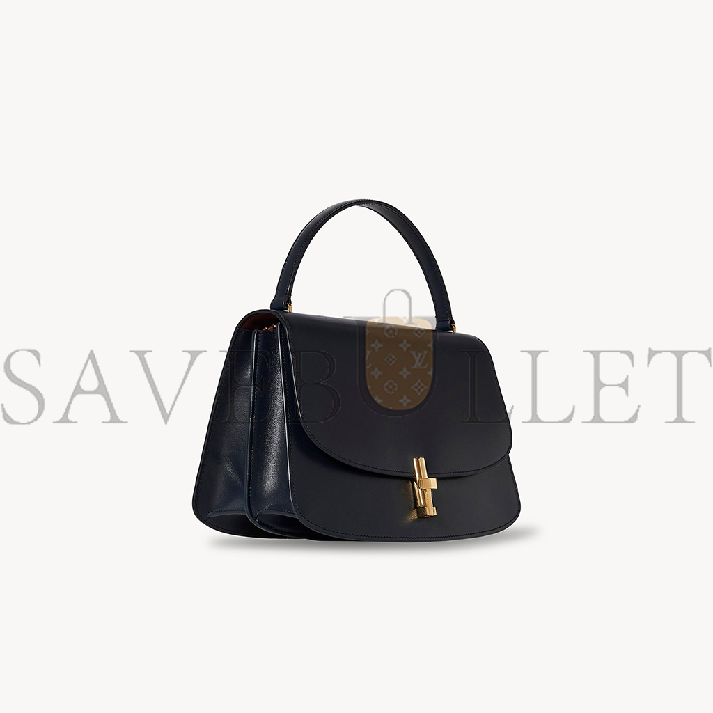 THE ROW SOFIA 10.00 BAG IN LEATHER BLACK W1446L60BLSG (25*18*11cm)
