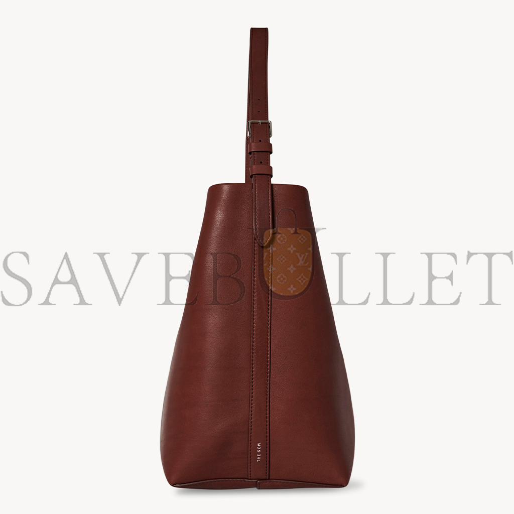 THE ROW MEDIUM NS SHOULDER BAG IN LEATHER COGNAC W1588L72CGNPL (33*28*15cm)