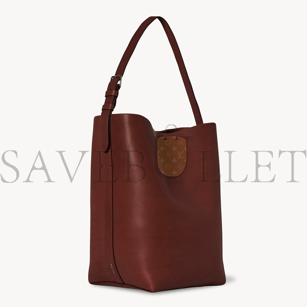 THE ROW MEDIUM NS SHOULDER BAG IN LEATHER COGNAC W1588L72CGNPL (33*28*15cm)
