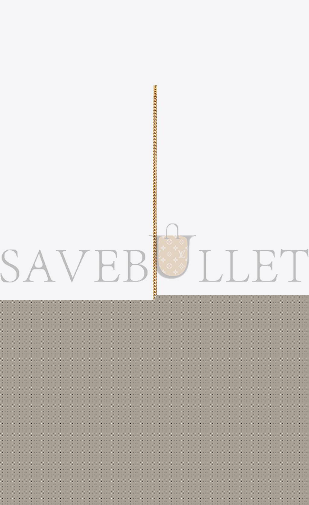 YSL KATE MEDIUM CHAIN BAG WITH TASSEL IN CROCODILE-EMBOSSED SHINY LEATHER 354119DND0J1000 (24*14.5*5.5cm)