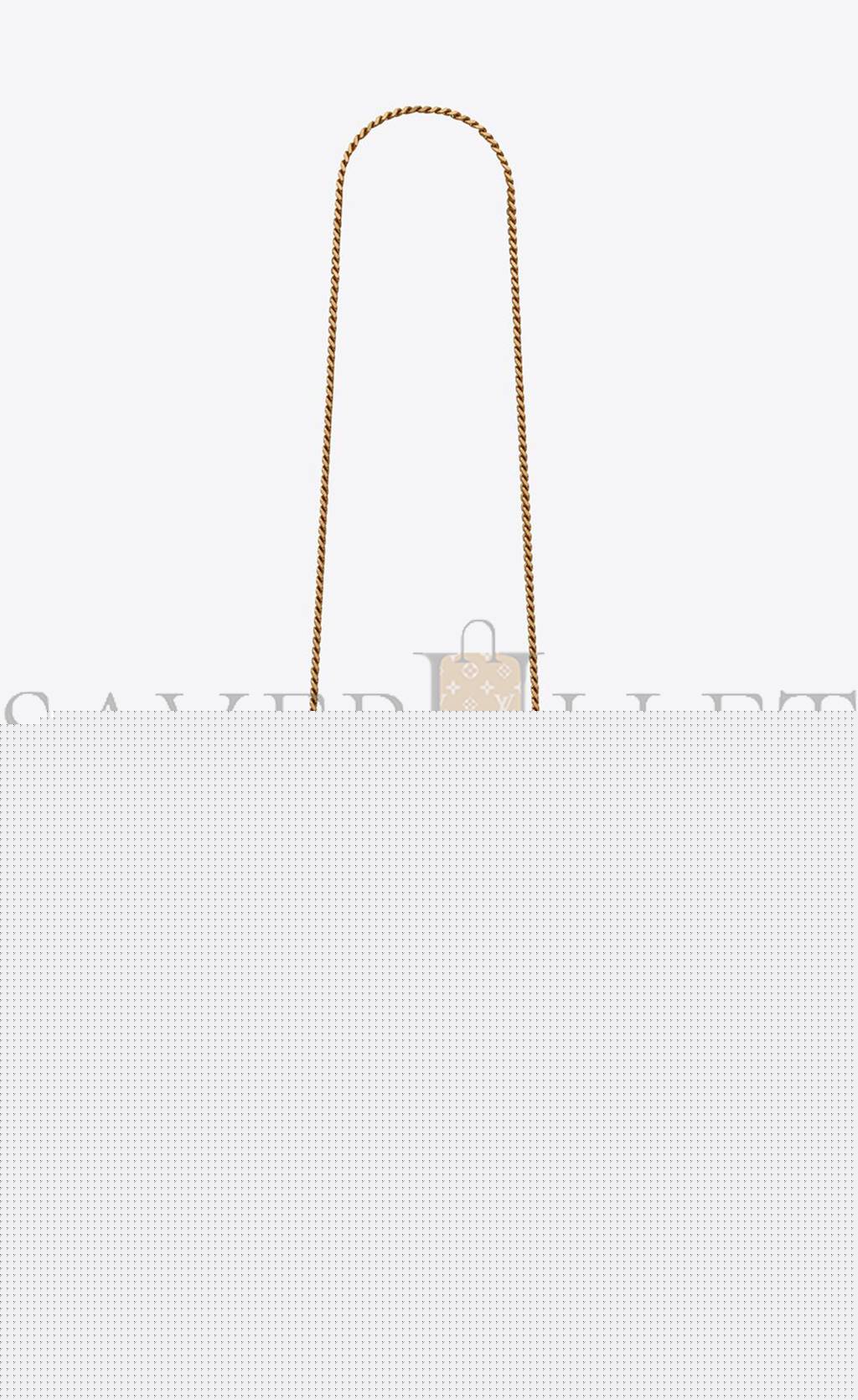 YSL SMALL KATE CHAIN BAG IN METALLIZED LEATHER 469390AAAKT8030 (20*12.5*5cm)