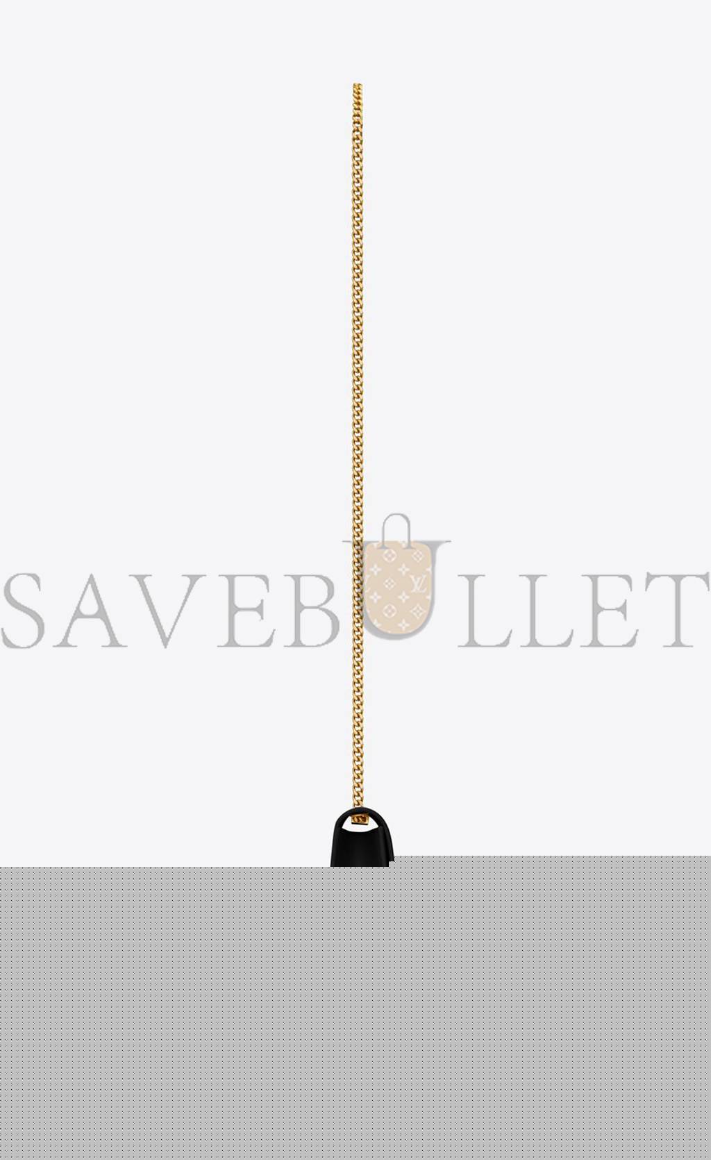 YSL KATE SMALL CHAIN BAG IN GRAIN DE POUDRE EMBOSSED LEATHER 469390BOW0J1000 (20*12.5*5cm)