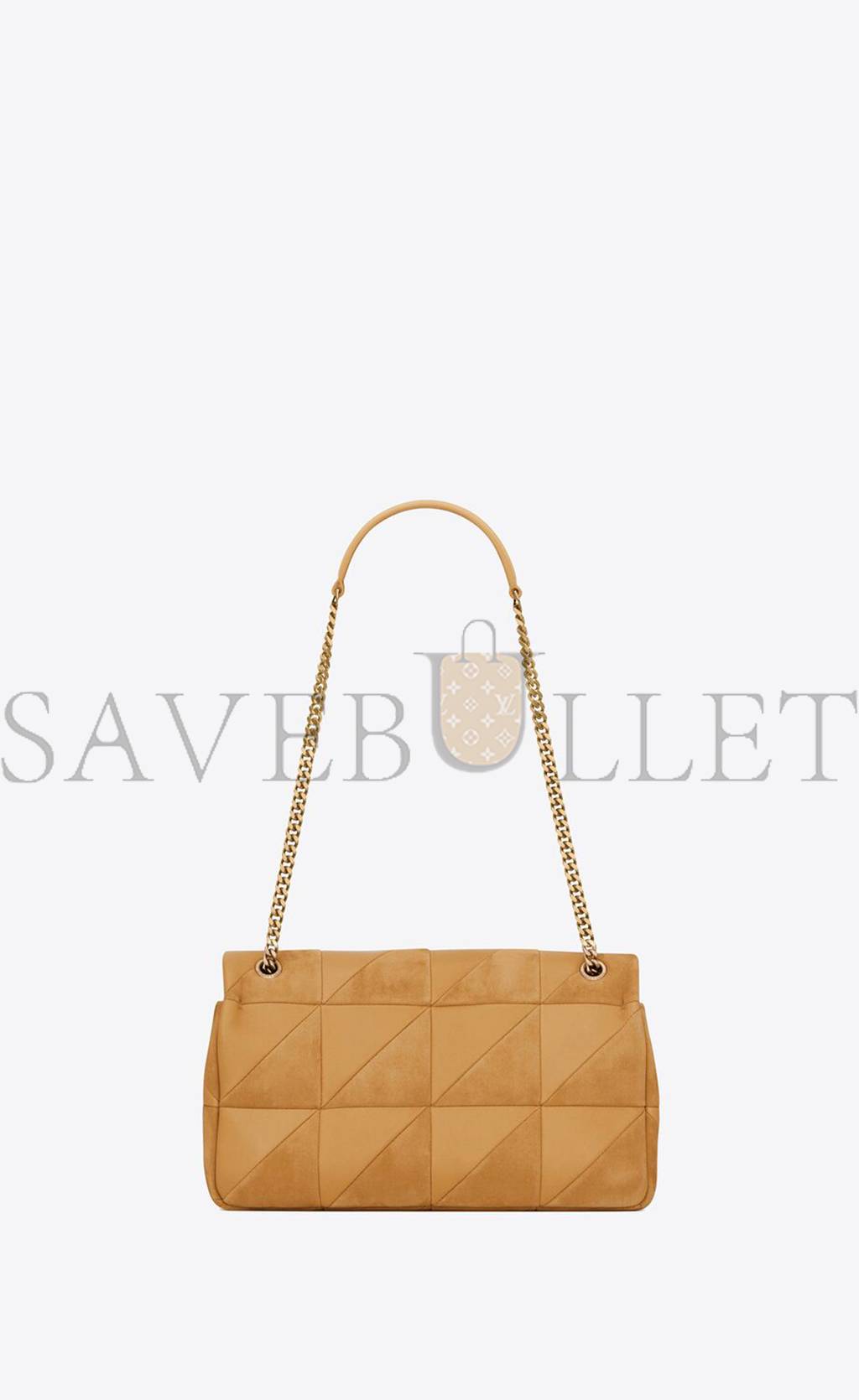 YSL JAMIE MEDIUM CHAIN BAG "CARRÉ RIVE GAUCHE" IN LAMBSKIN AND SUEDE" IN LAMBSKIN AND SUEDE 515821COPP77019 (25*15*7.5cm)