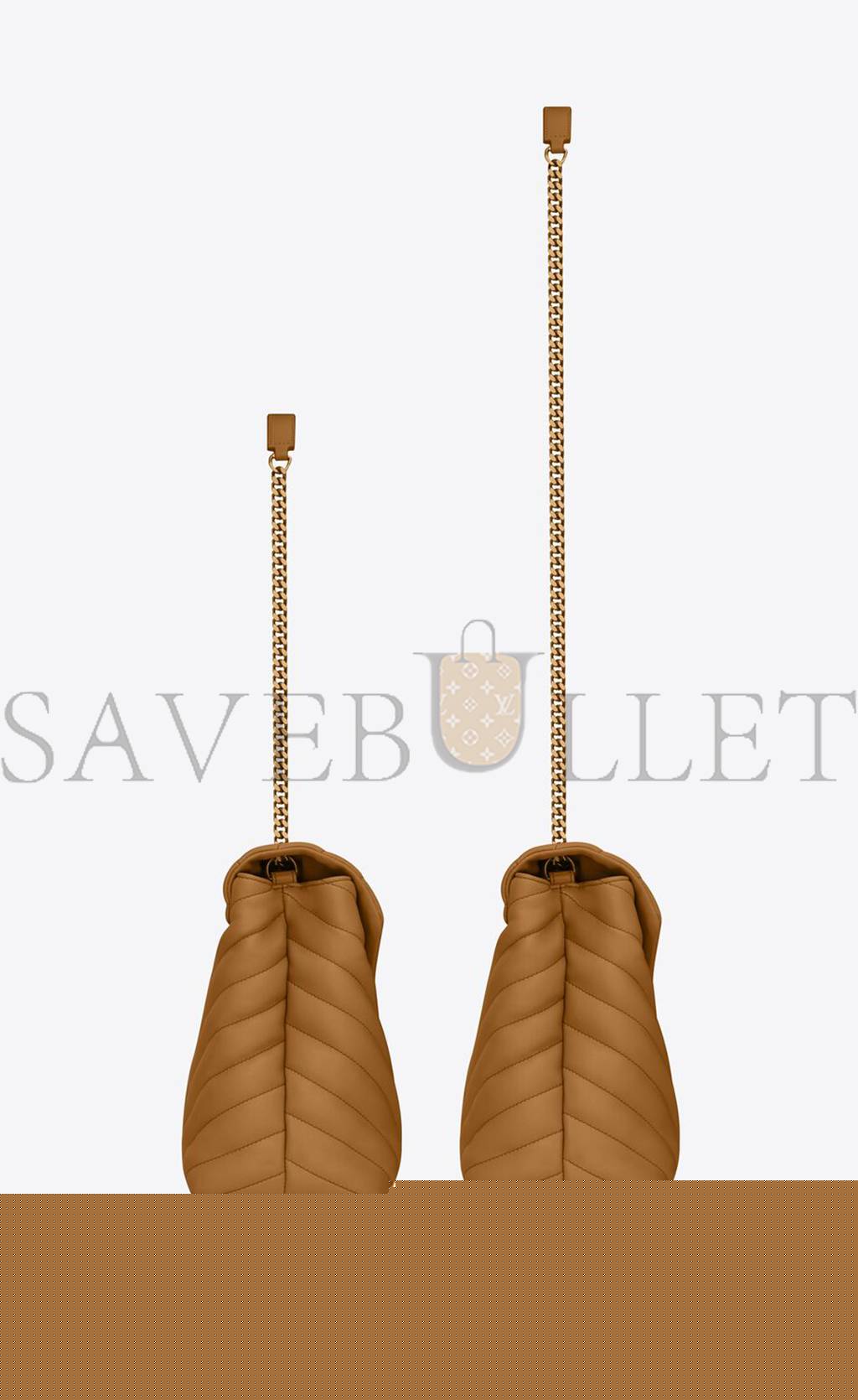 YSL LOULOU MEDIUM CHAIN BAG IN QUILTED LEATHER 574946DV7272516 (32*22*12cm)