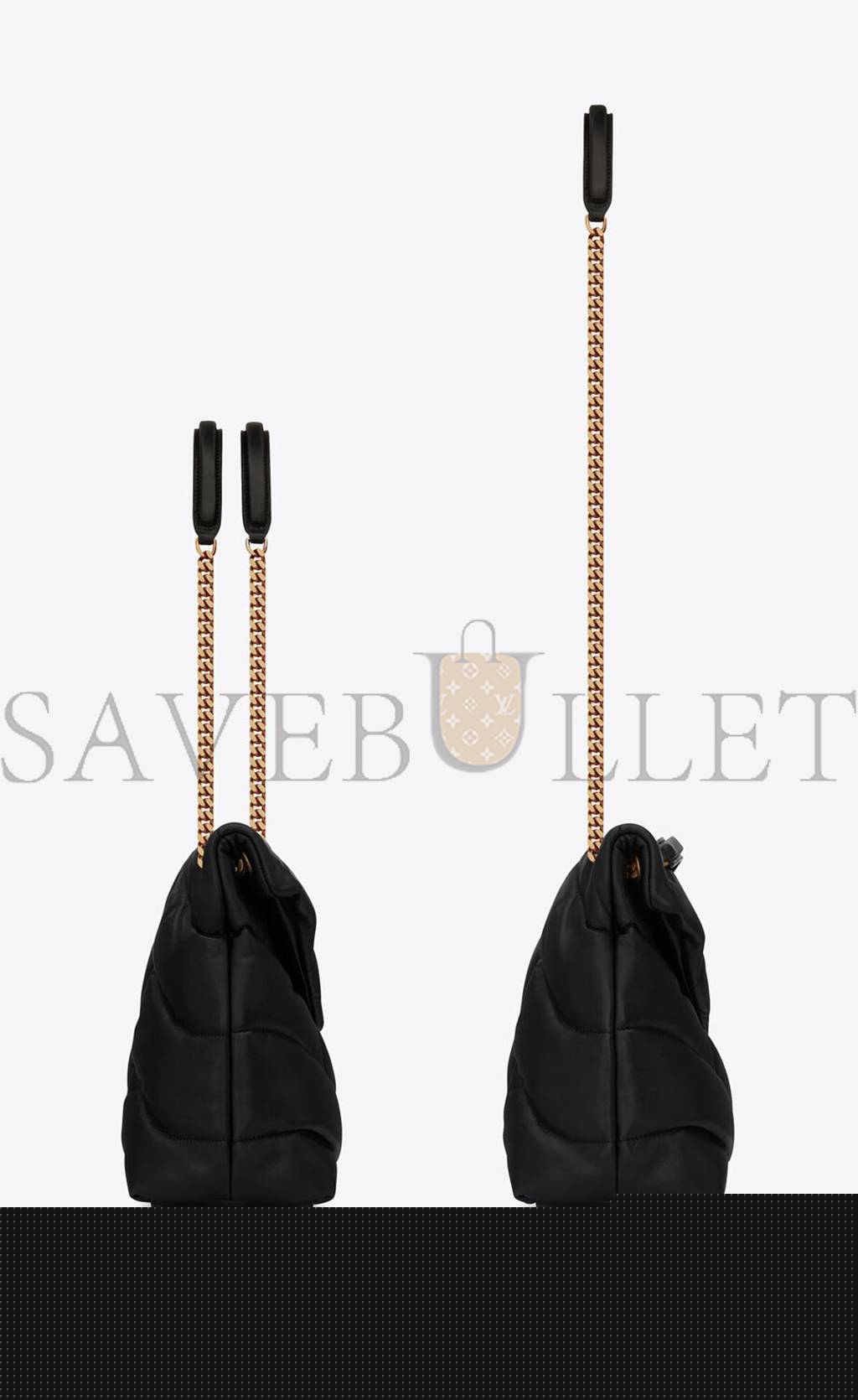YSL PUFFER MEDIUM CHAIN BAG IN QUILTED LAMBSKIN 5774751EL071000 (35*23*13.7cm)