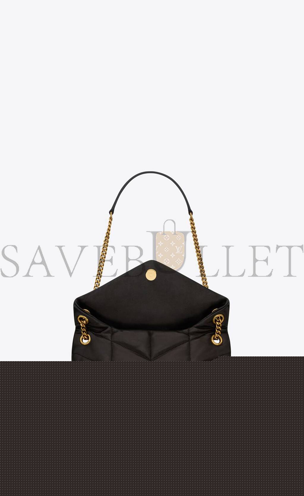 YSL PUFFER SMALL IN QUILTED LAMBSKIN 577476AABZO1025 (29*17*11cm)