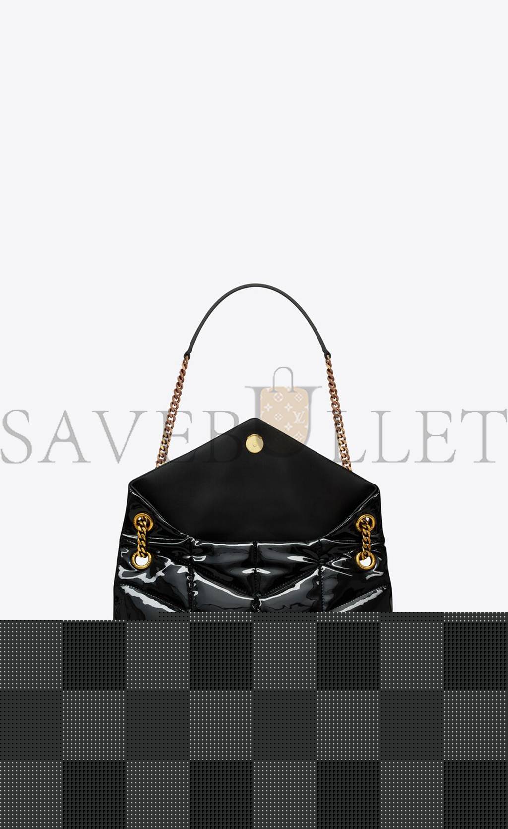 YSL PUFFER SMALL CHAIN BAG IN QUILTED VINYLE 577476HSR271072 (29*17*11cm)